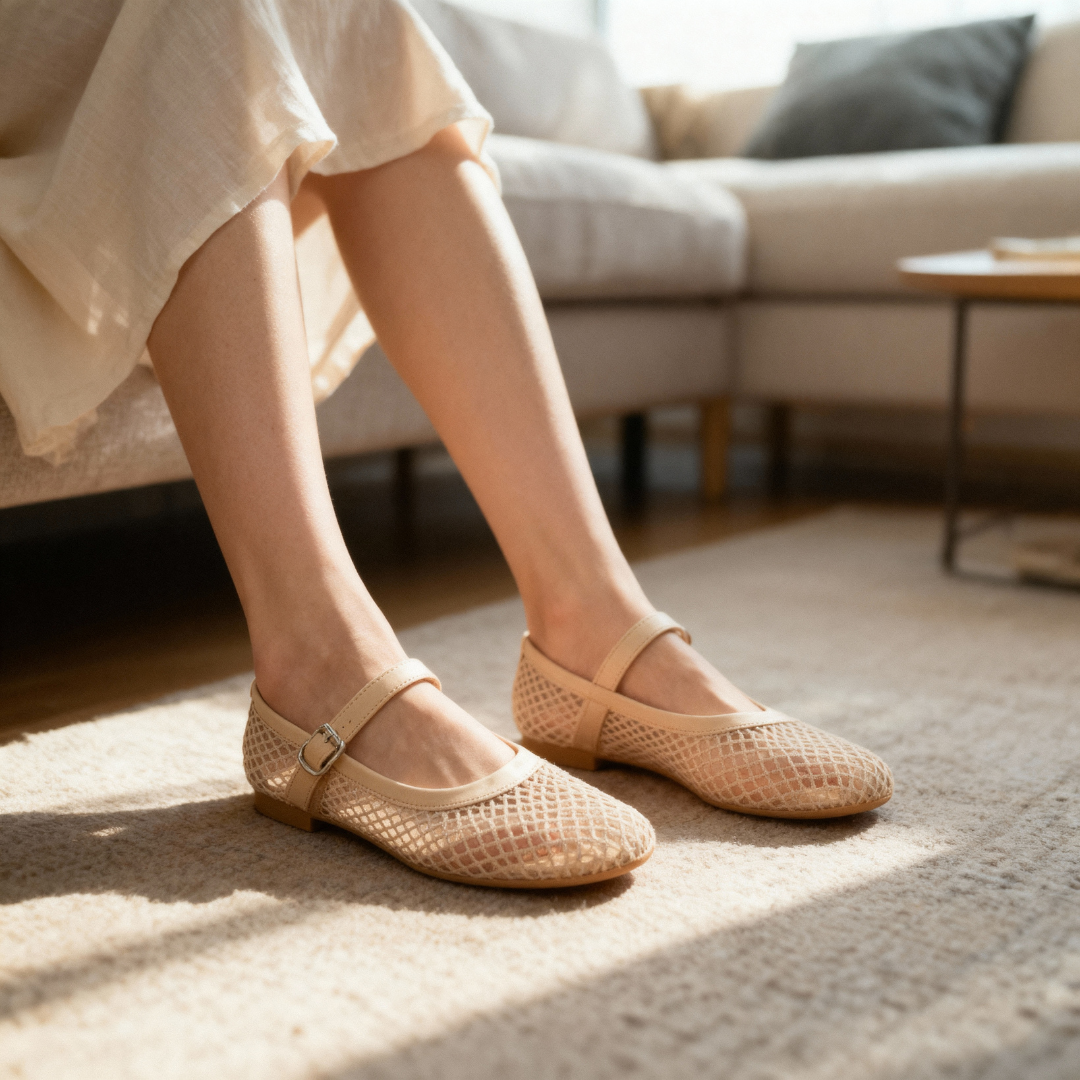 Ballet Flats in Rete