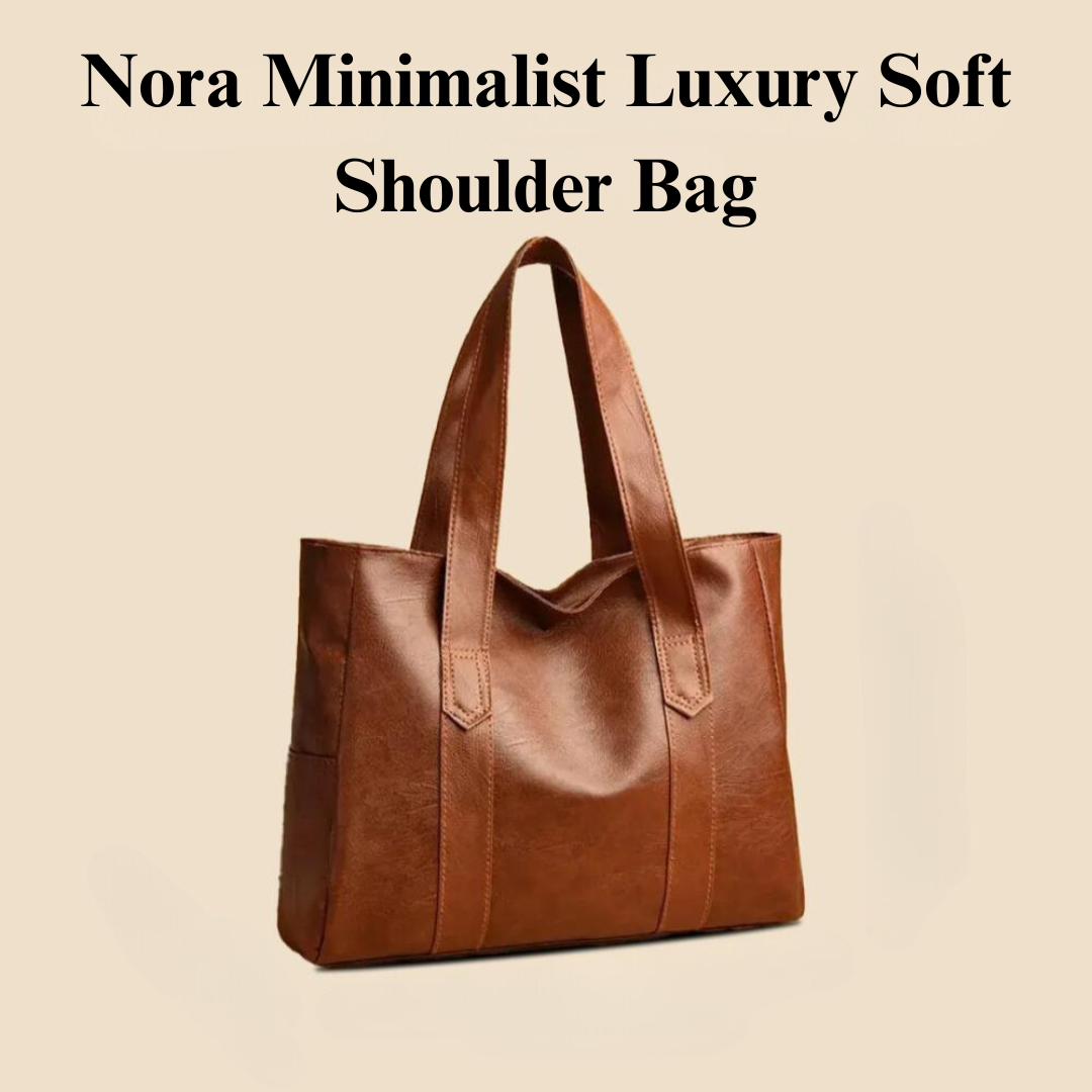 Nora | Sac à épaule doux de luxe minimaliste
