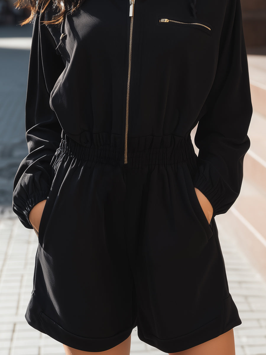 Mila Milano™ | Hooded Jumpsuit