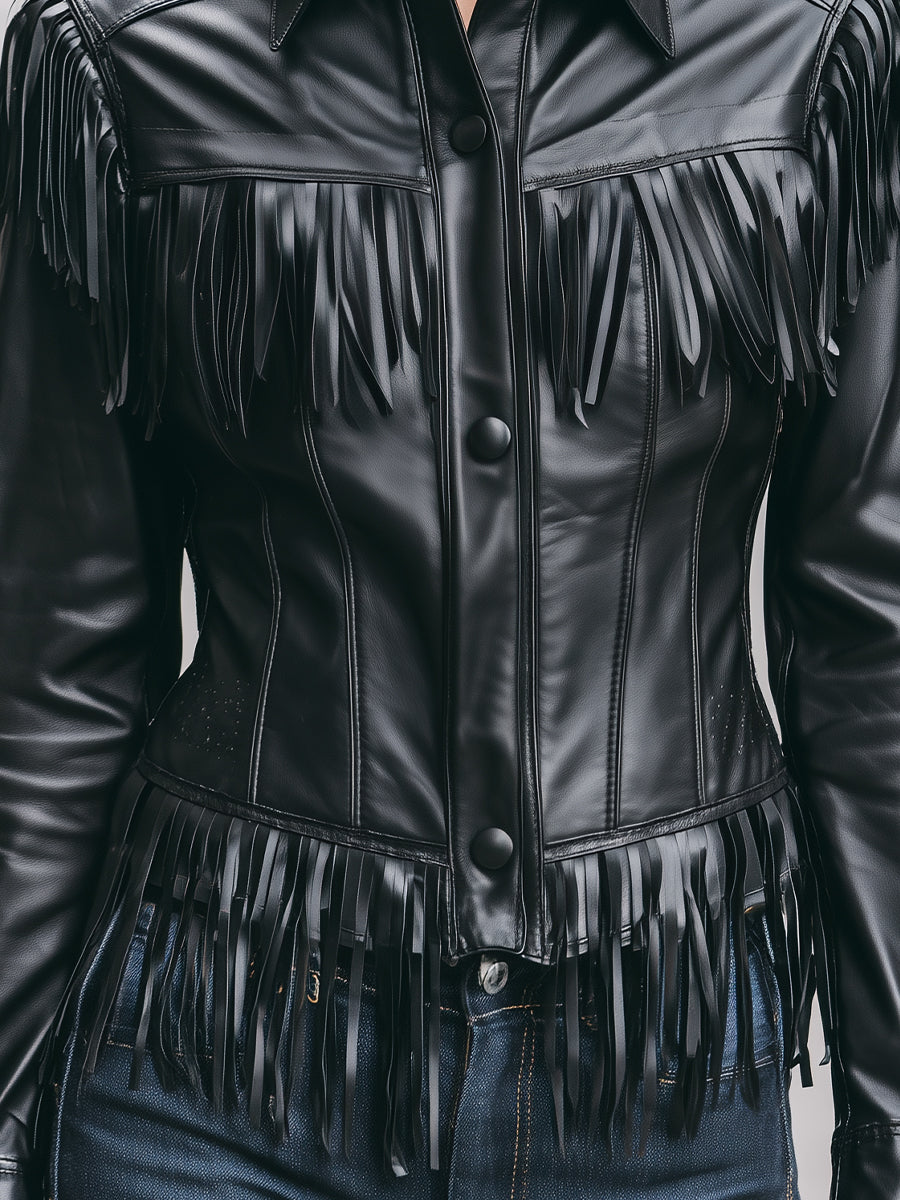 Mila Milano™ | Mooyius Leather Jacket