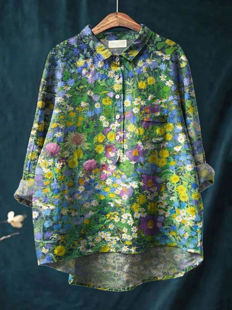 Grace | Camicia Fiori da Giardino