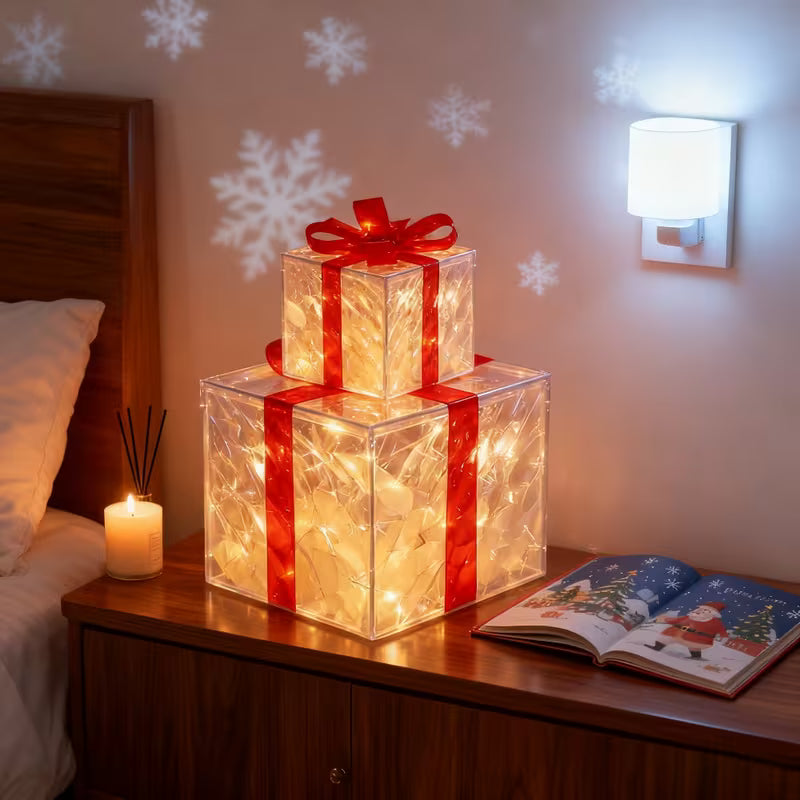 Mila Milano™ | Scatole Regalo Natalizie Illuminate