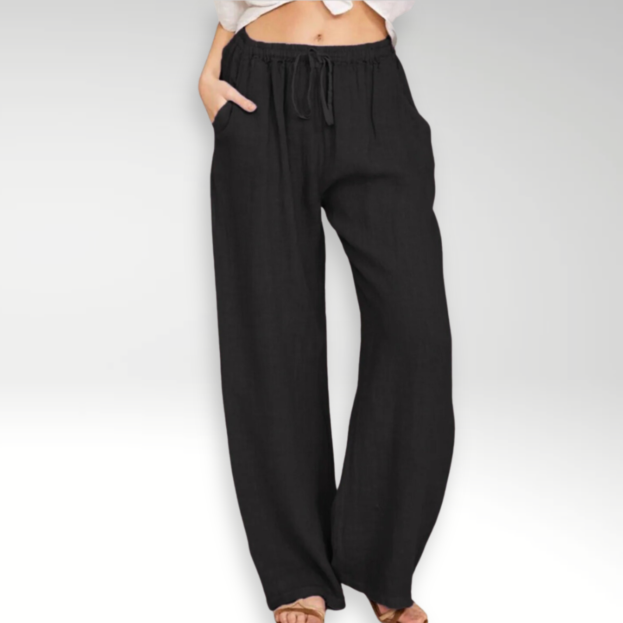 Mila Milano™ | Pantaloni comfort a gamba larga.