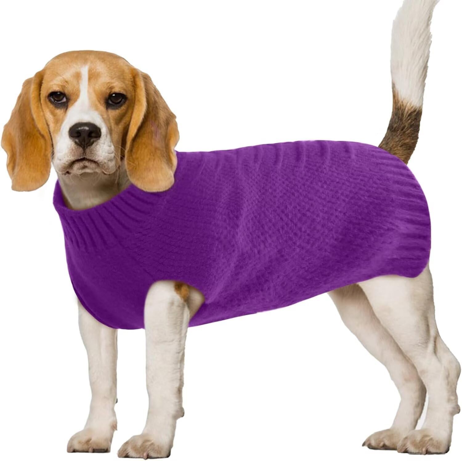 IECOii Sweater for Large Dogs, XXXXL Dog Sweaters for Extra Large Dogs, Cold Weather Winter Jacket for Large Dogs, Warm Autumn Dog Clothes for Large Dogs Knitwear, Doberman, German