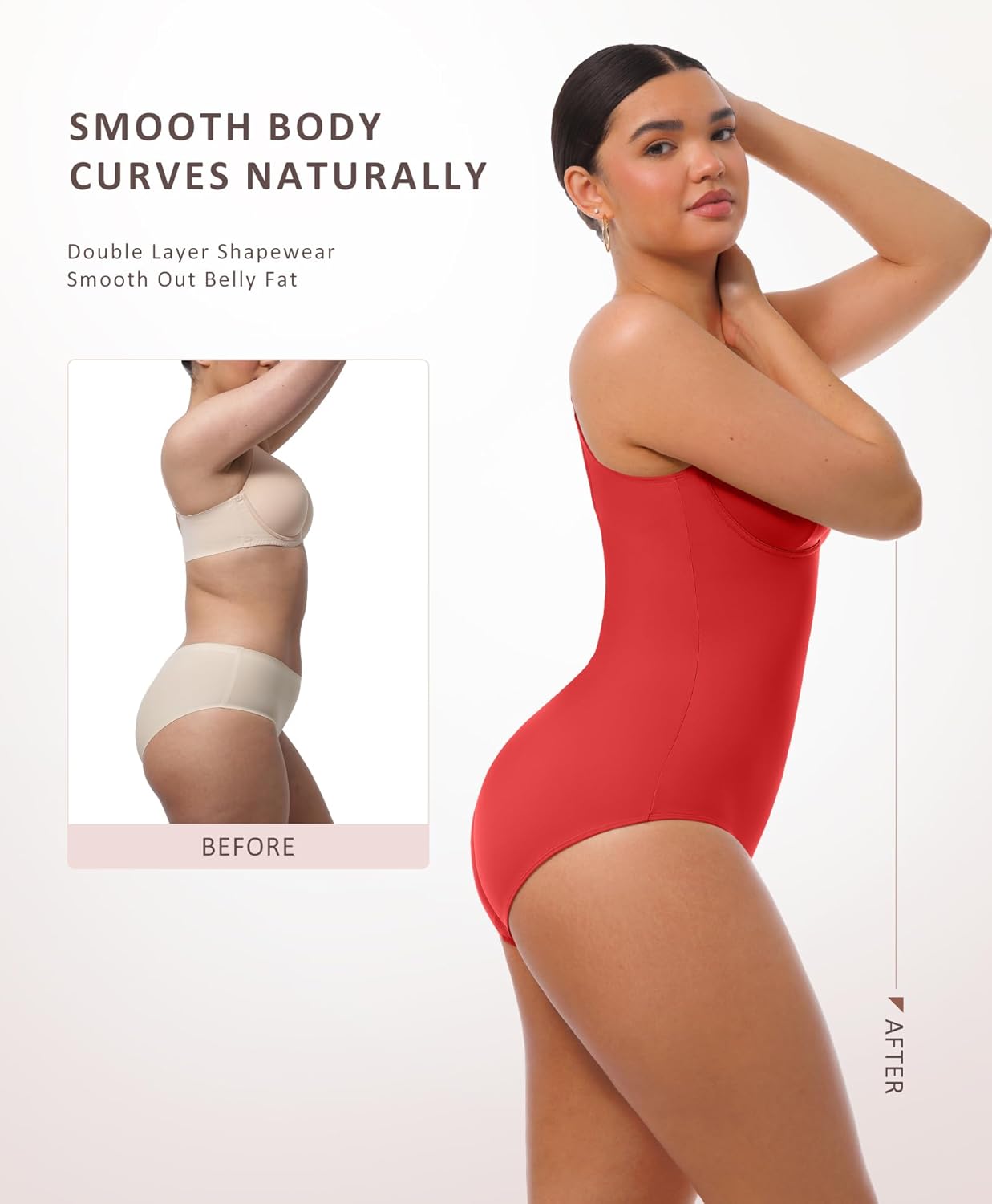 Mila Milano™ | Bodysuit | Corsetto con scollo a V | BOGO-collectie: Moeiteloze elegantie