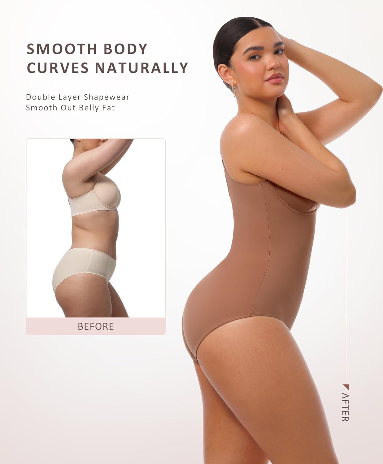 Mila Milano™ | Bodysuit | Corsetto con scollo a V | BOGO-collectie: Moeiteloze elegantie