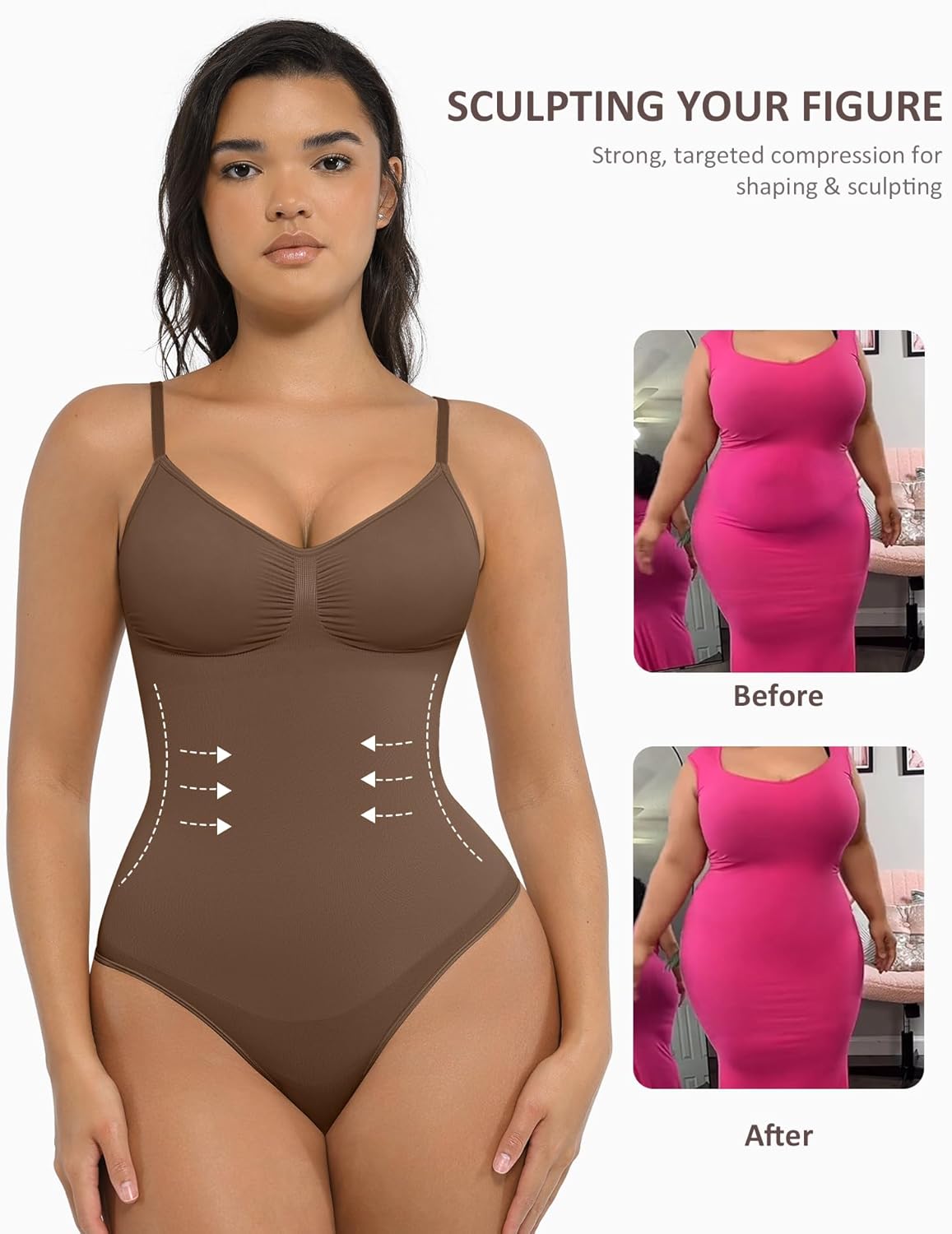 Mila Milano™ | Bodysuit Up | Modellare il controllo dell'addome | Raddoppia il Tuo Look: Offerta Esclusiva