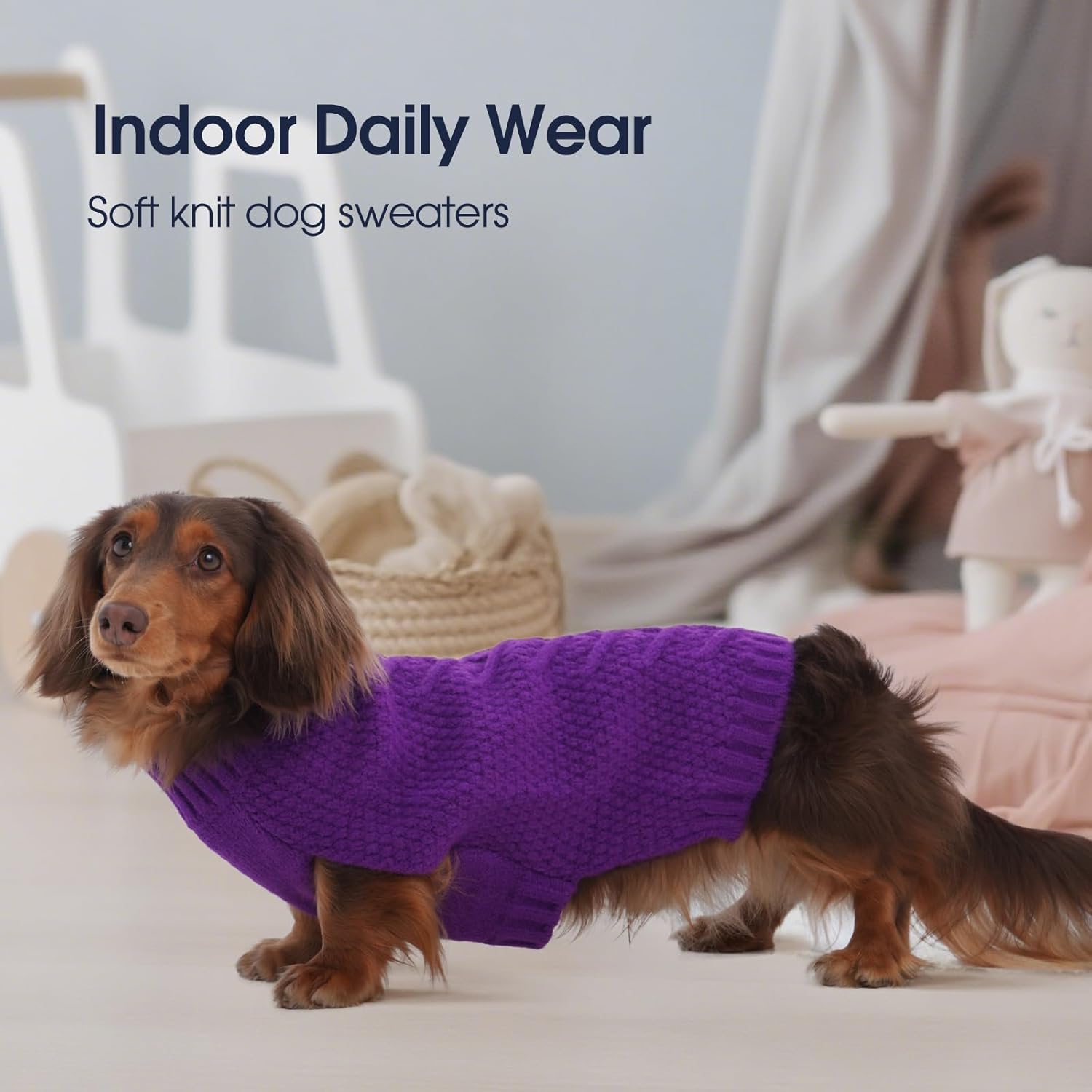 IECOii Sweater for Large Dogs, XXXXL Dog Sweaters for Extra Large Dogs, Cold Weather Winter Jacket for Large Dogs, Warm Autumn Dog Clothes for Large Dogs Knitwear, Doberman, German