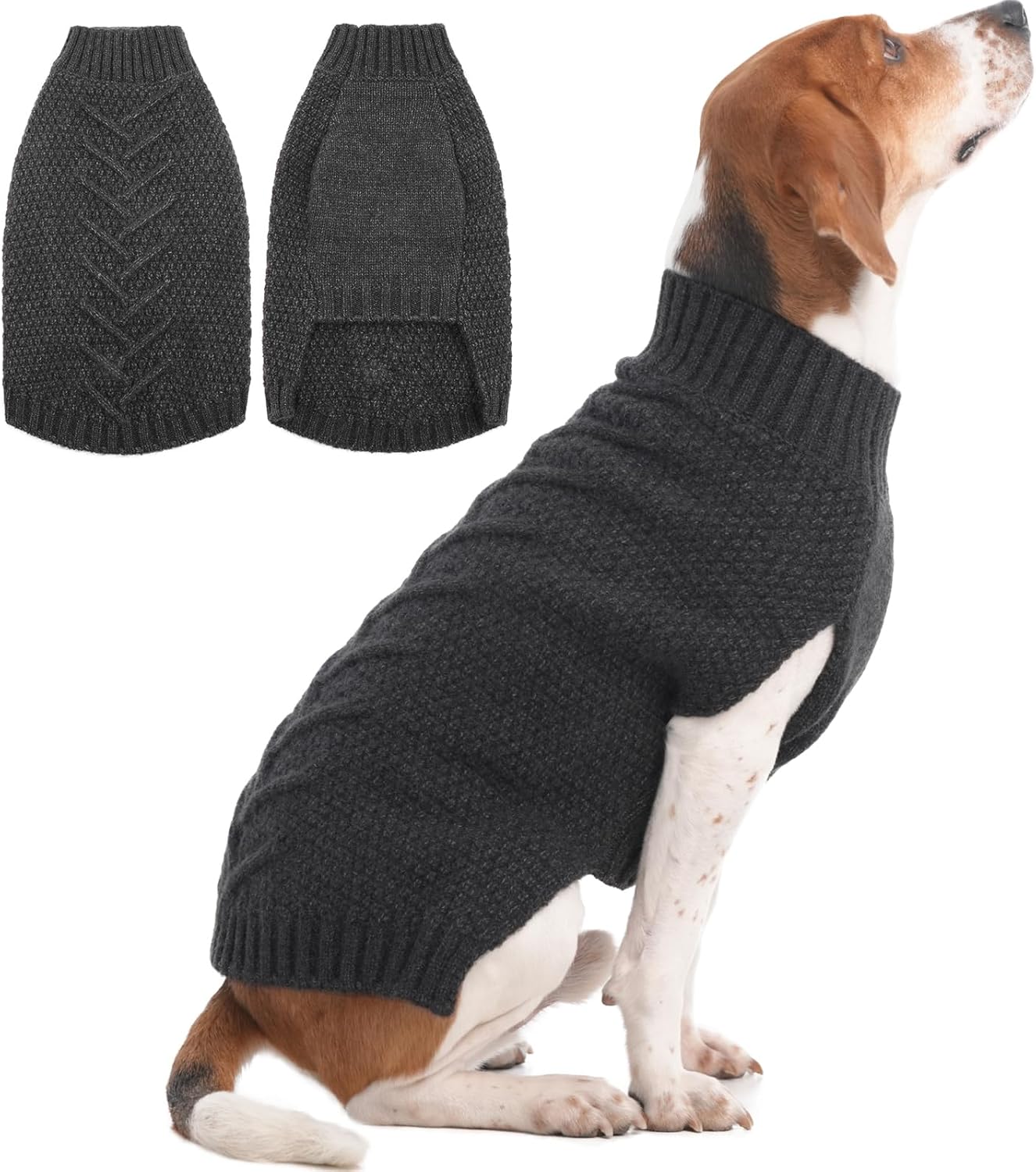 IECOii Sweater for Large Dogs, XXXXL Dog Sweaters for Extra Large Dogs, Cold Weather Winter Jacket for Large Dogs, Warm Autumn Dog Clothes for Large Dogs Knitwear, Doberman, German