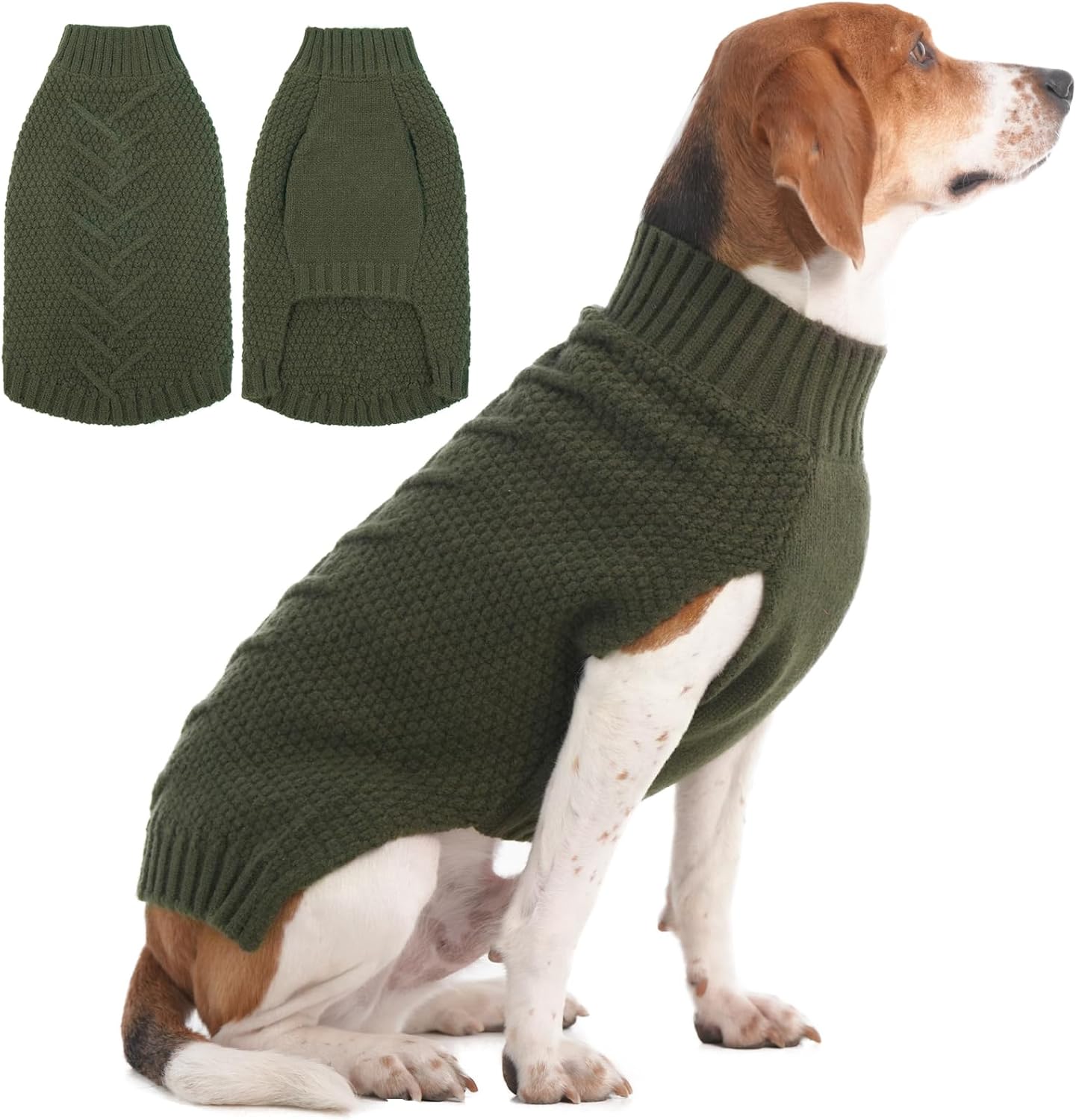 IECOii Sweater for Large Dogs, XXXXL Dog Sweaters for Extra Large Dogs, Cold Weather Winter Jacket for Large Dogs, Warm Autumn Dog Clothes for Large Dogs Knitwear, Doberman, German