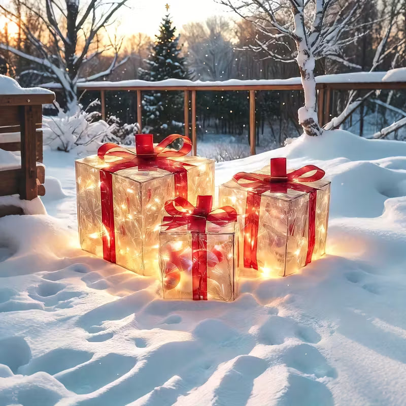 Mila Milano™ | Scatole Regalo Natalizie Illuminate