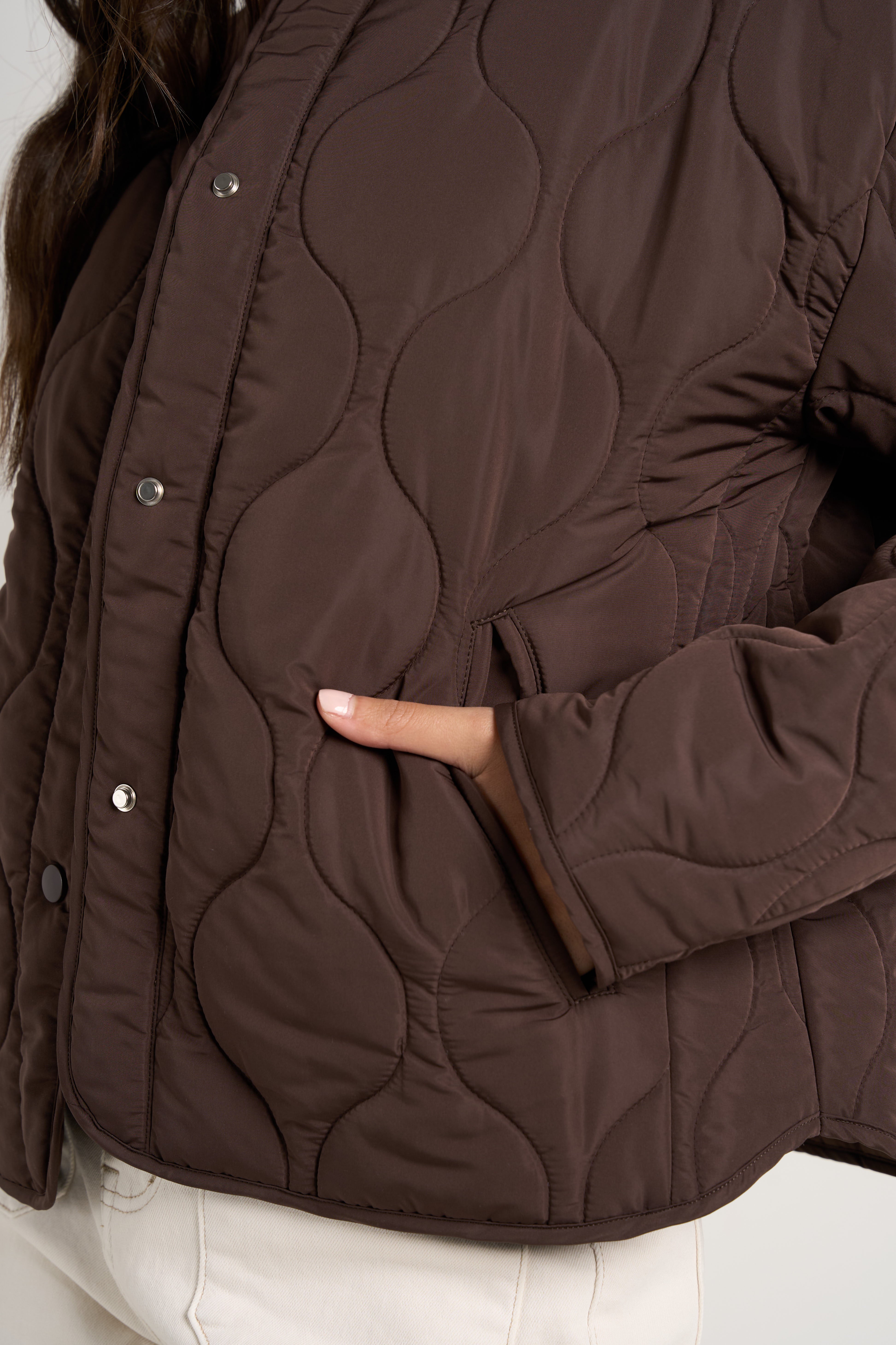 Mila Milano™ | Sophia | Giacca trapuntata di lusso senza collo