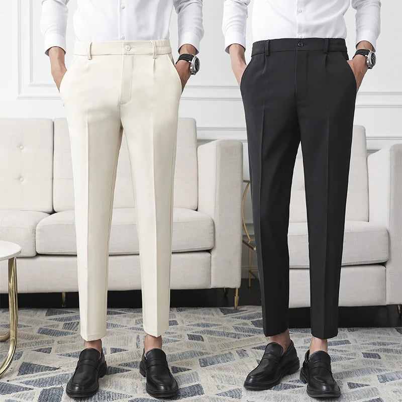 Pantaloni Eleganti Avorio