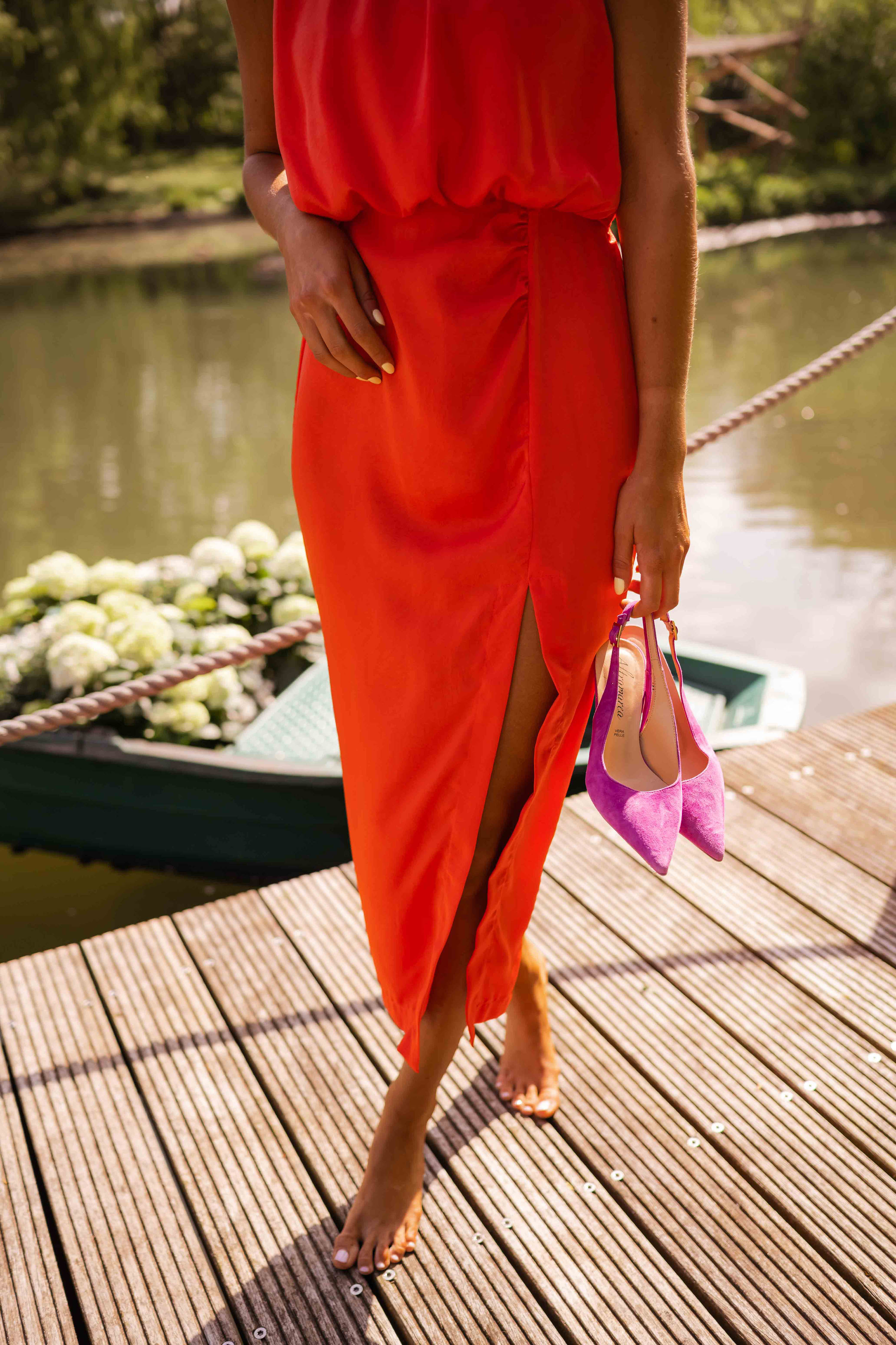 Mila Milano™ | ABITO MIDI ELEGANTE