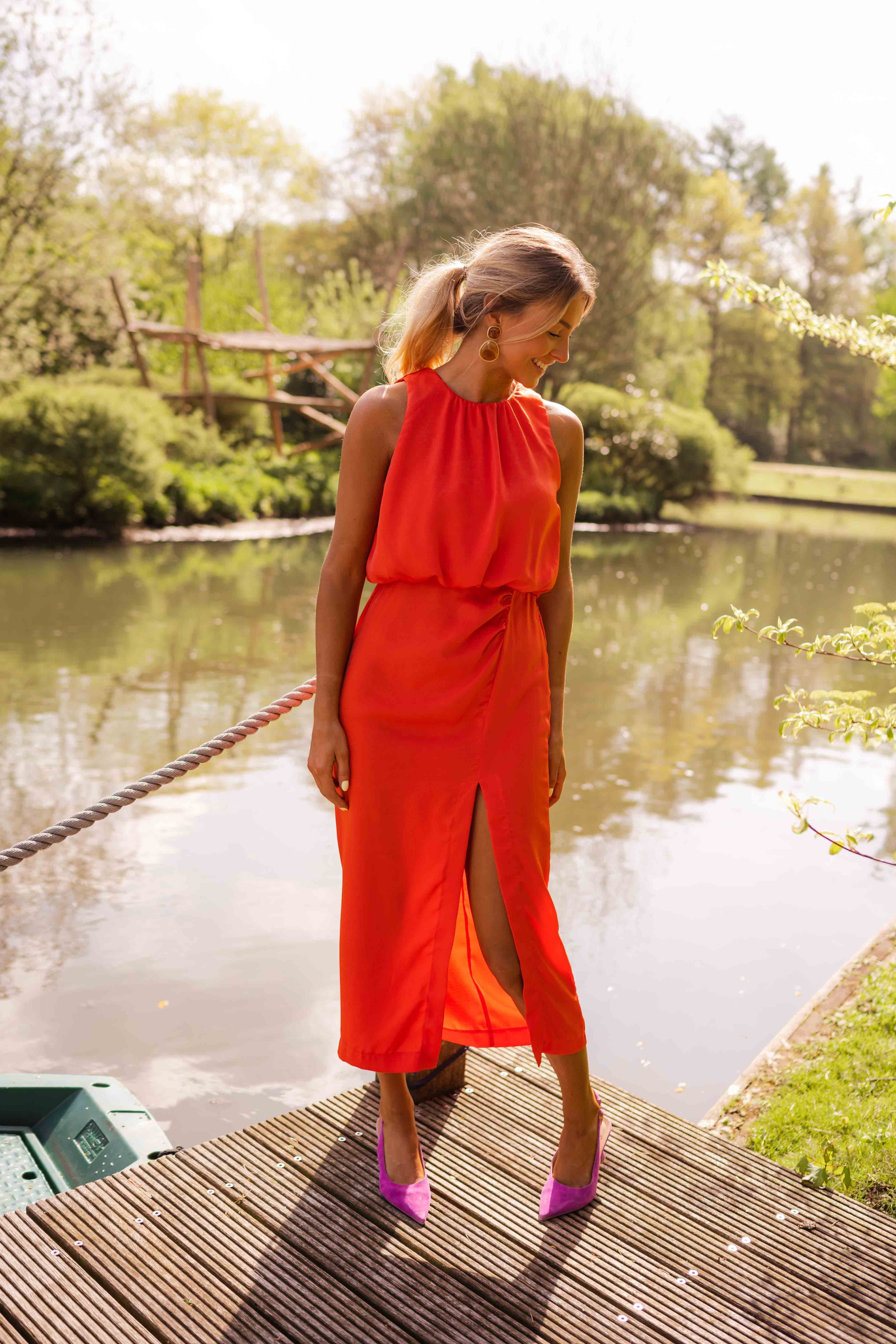 Mila Milano™ | ABITO MIDI ELEGANTE