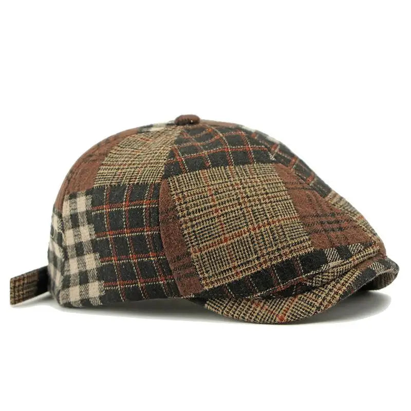 Cappello Vintage in Tweed Patchwork