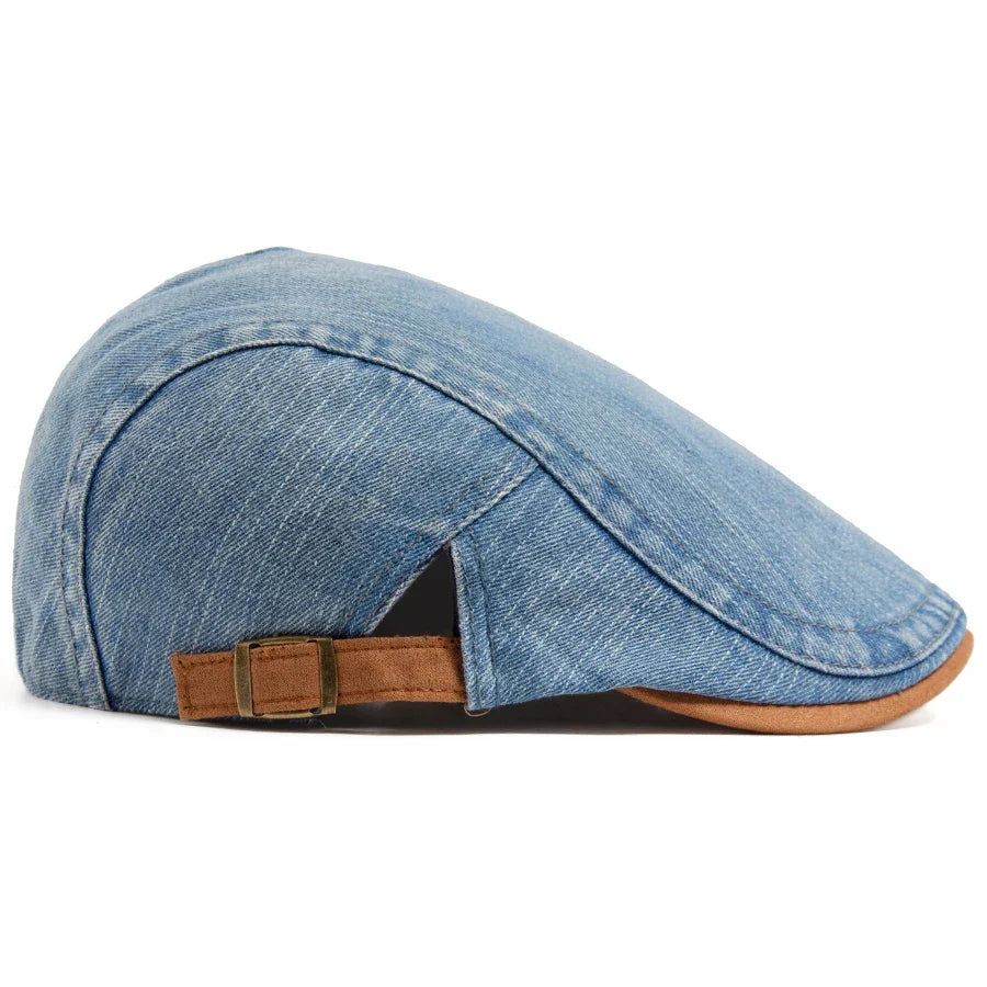 Cappello Newsboy in Denim