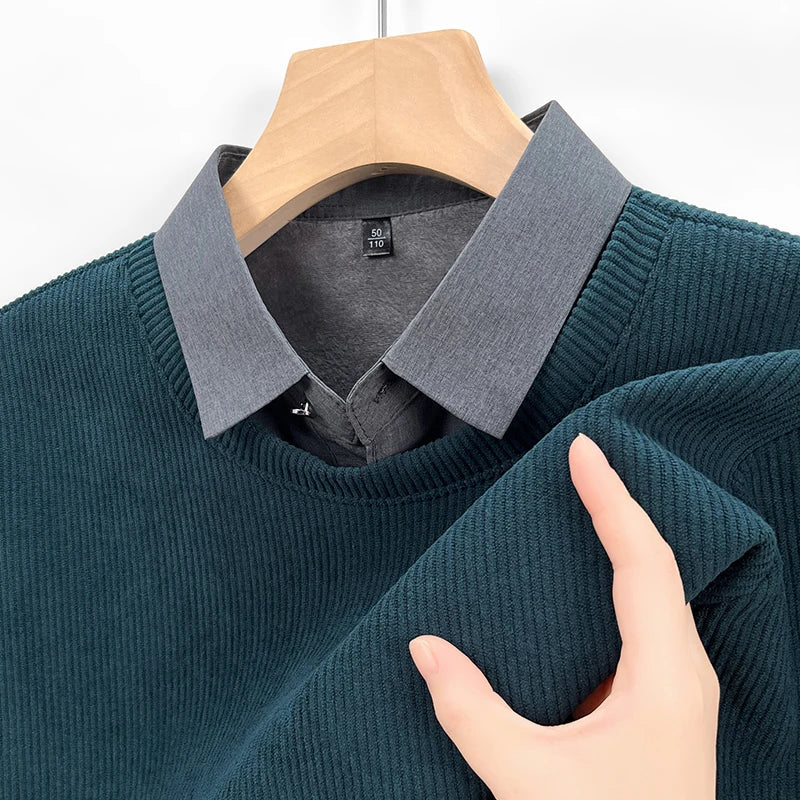 Pullover da uomo 2-in-1