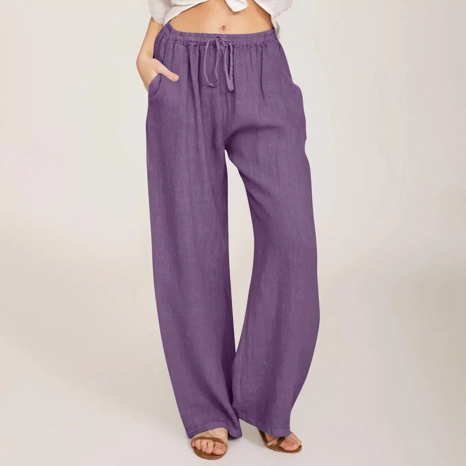 Mila Milano™ | Pantaloni comfort a gamba larga.