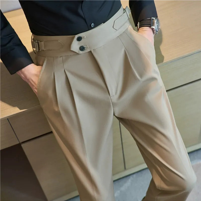 Pantaloni da abito in stile britannico