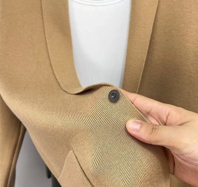 Cardigan da Uomo con Collo a Sciarpa Classico