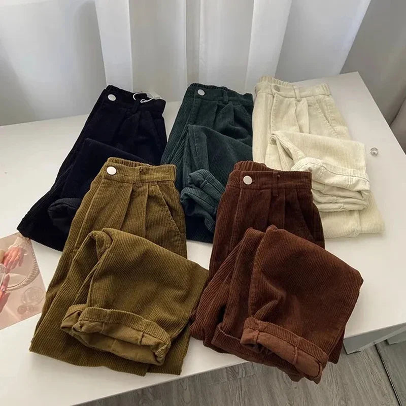 Set di Pantaloni in Corduroy