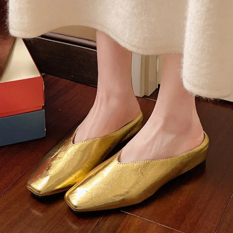 Ballerine in Pelle Chiara