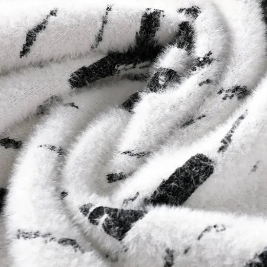 Pullover in Maglia Ispirato all'Arte