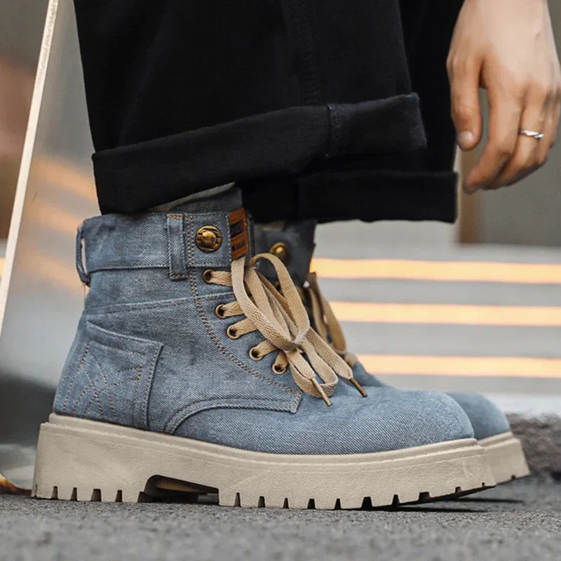 Stivali in Denim Vintage