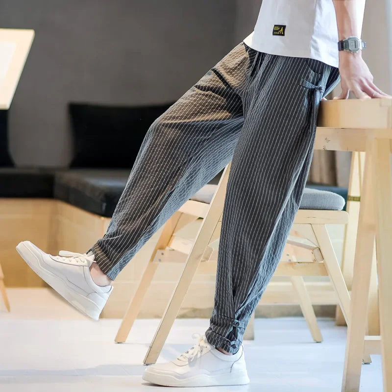 Pantaloni Lounge a Righe