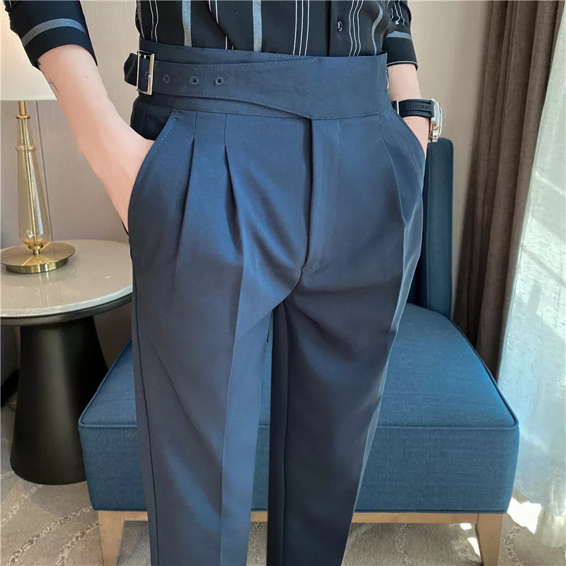 Pantaloni da abito in stile britannico