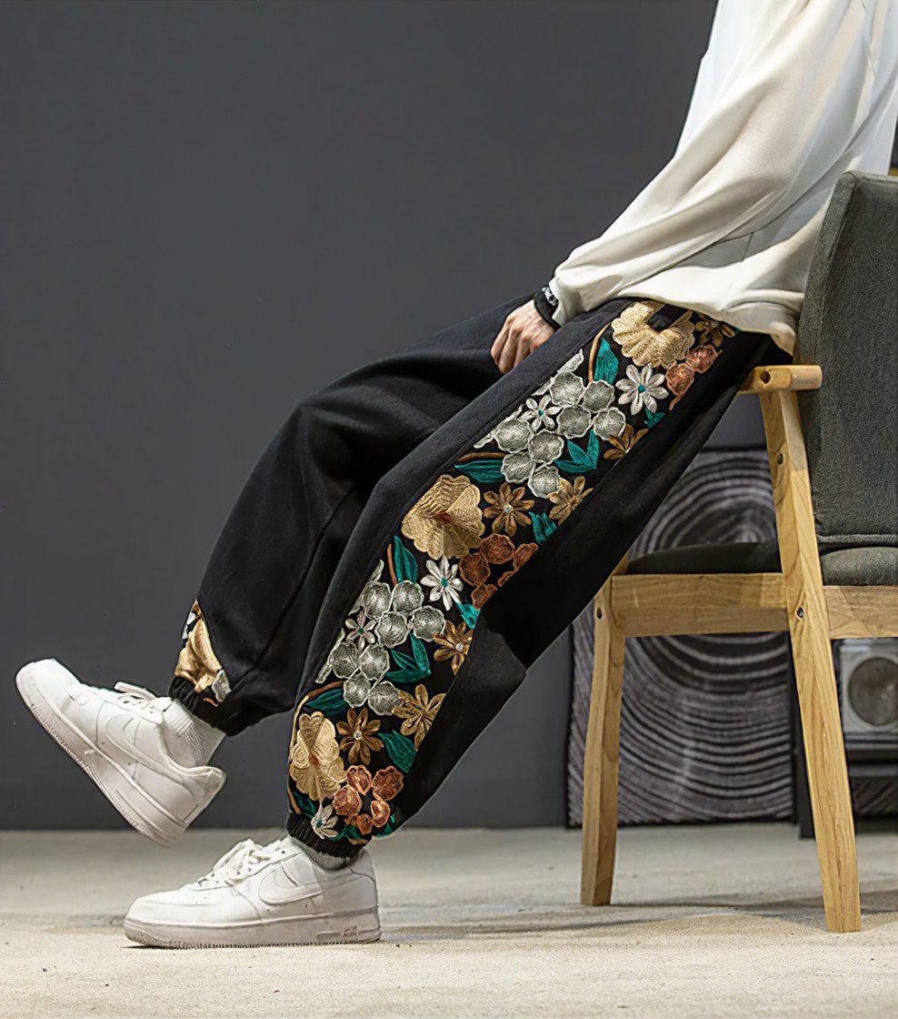 Pantaloni Jogger Oversized Patchwork Harajuku