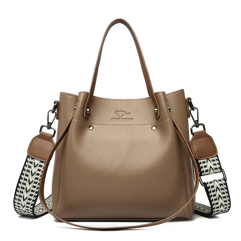 Borsa a Spalla Moderna Bicolore