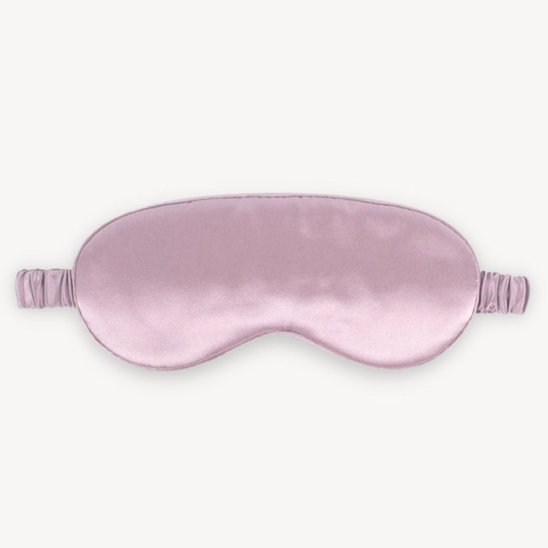 Maschera da Sonno in Seta Elegante | Rosa Pastello