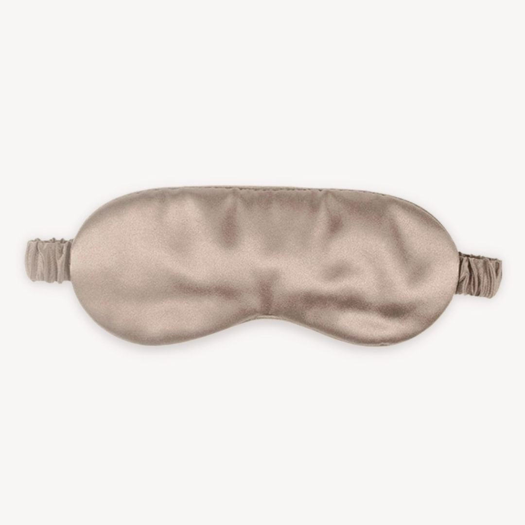 Maschera da Sonno in Seta Elegante | Beige
