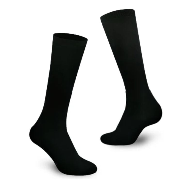 Set di 5 Calze Lunghe in Seta - Nero