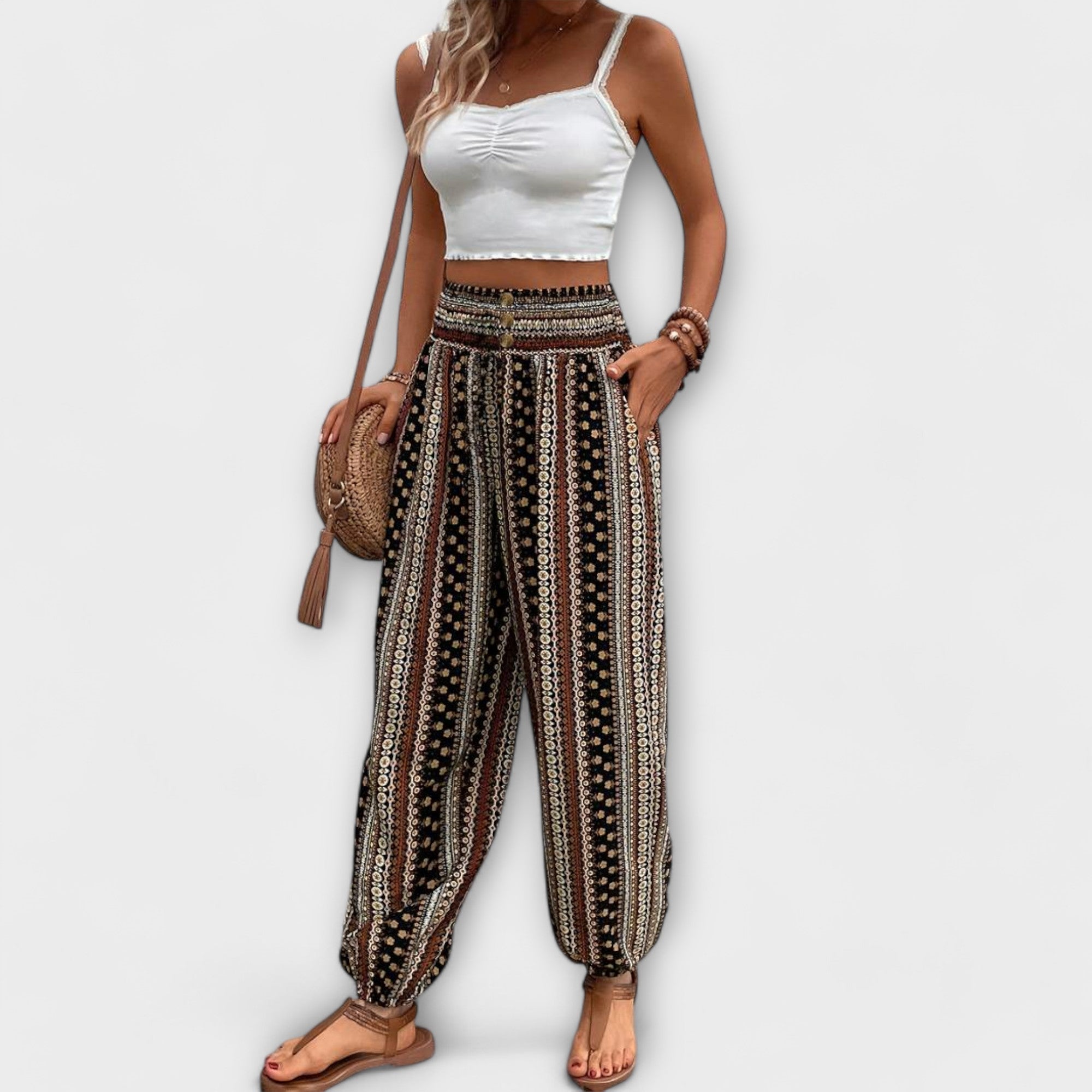 Mila Milano™ | Collant con grafica etnica