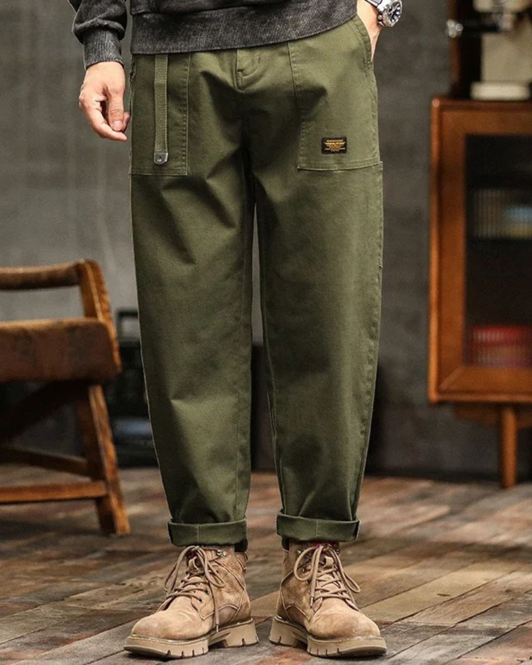 DUMONT LYON | PANTALONE CARGO CLASSICO
