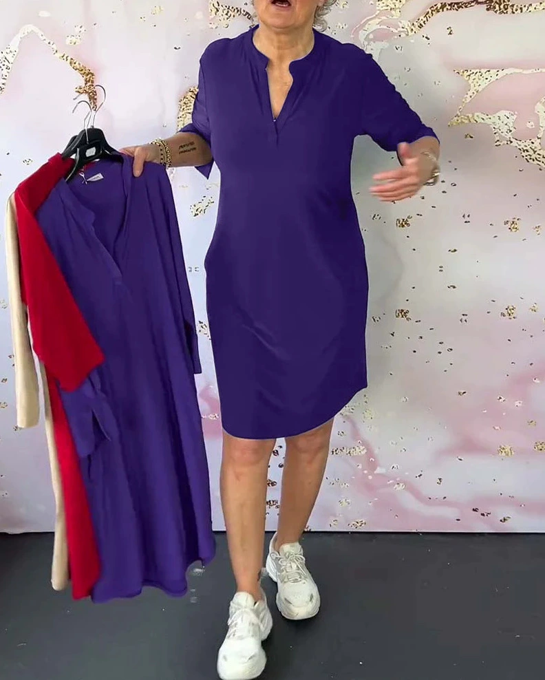 Mila Milano™ | ABITO ELEGANTE SCOLLO A V