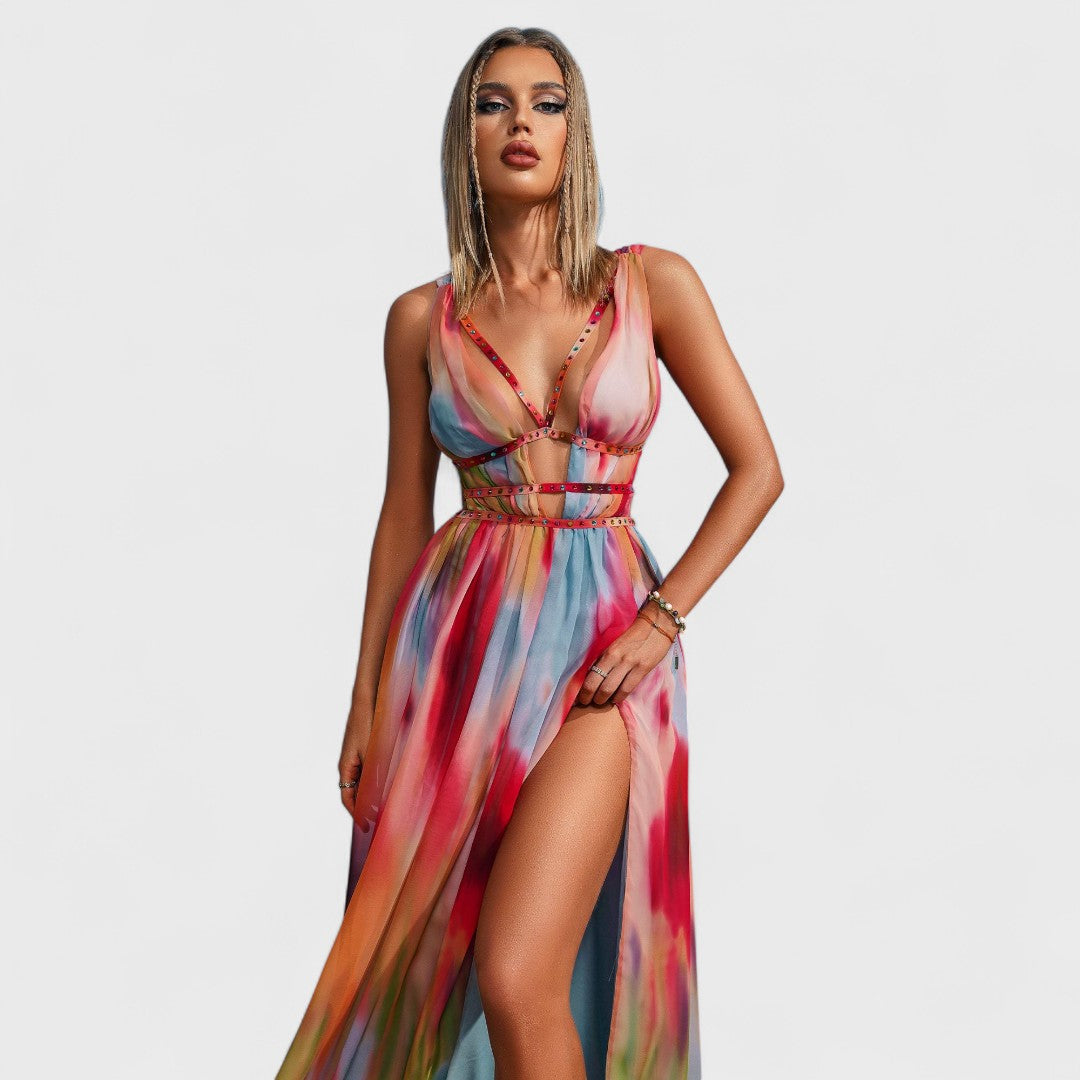 Mila Milano™ | ABITO LUNGO DIPINTO