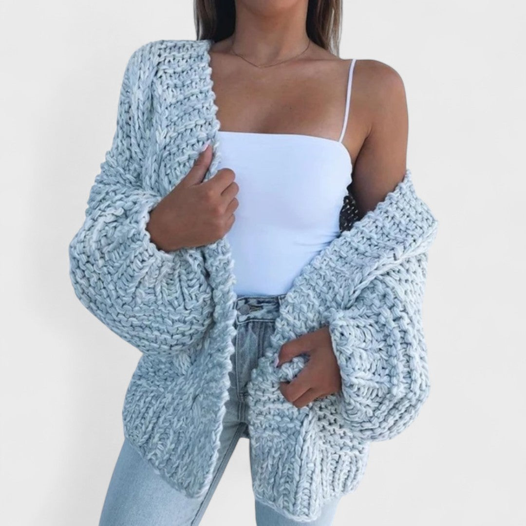 Mila Milano™ | Cardigan rilassato in maglia grossa