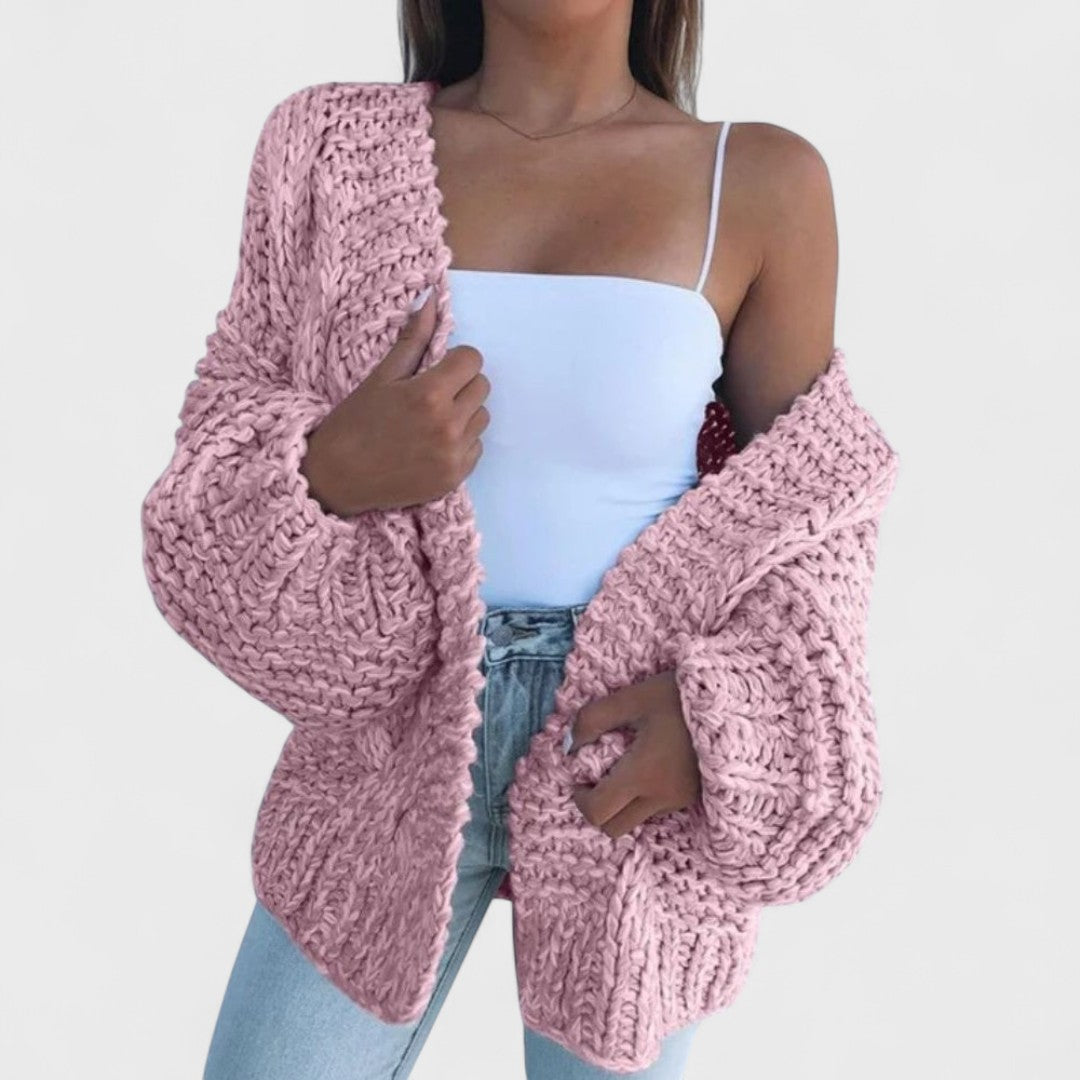 Mila Milano™ | Cardigan rilassato in maglia grossa