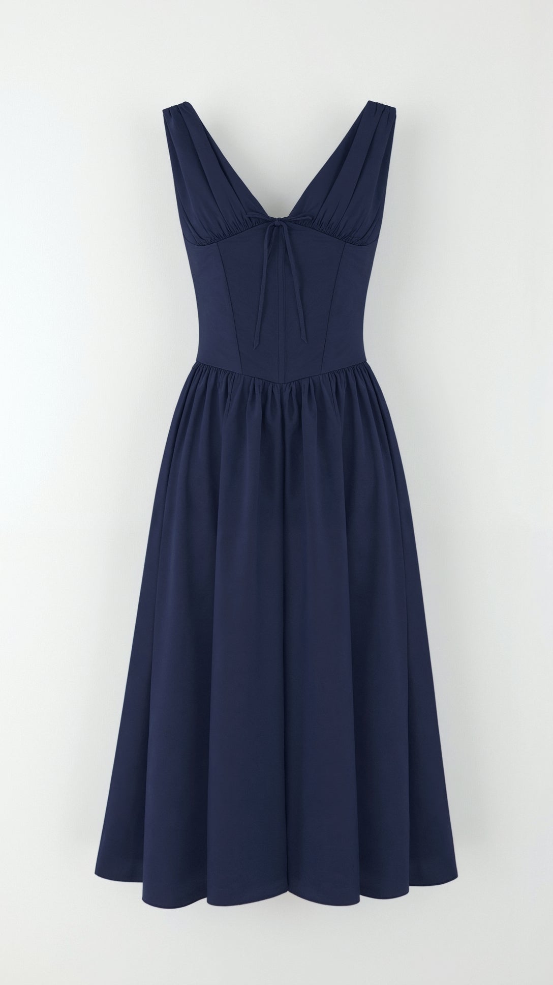 Jade – Abito midi con lacci