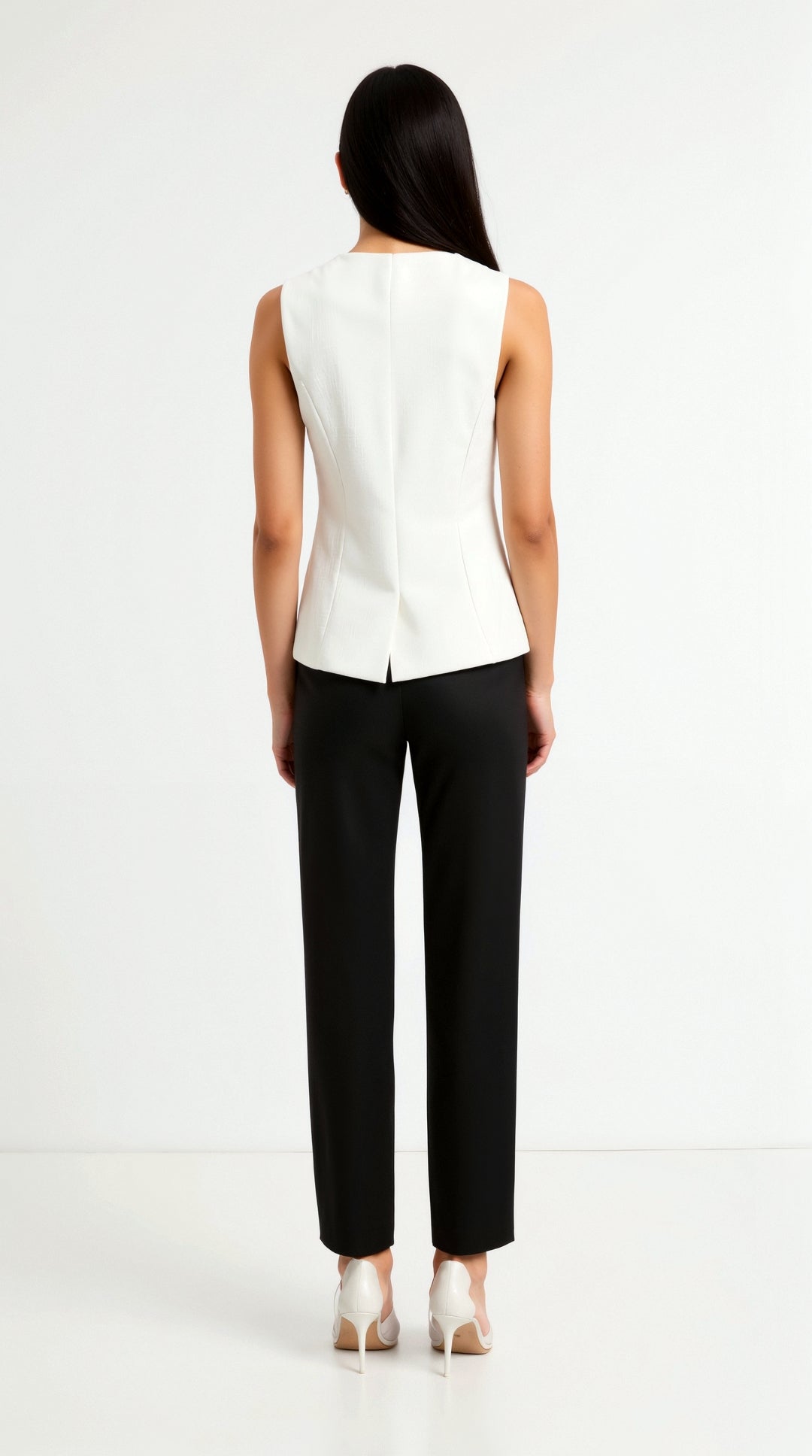 Top Ellie con bottoni