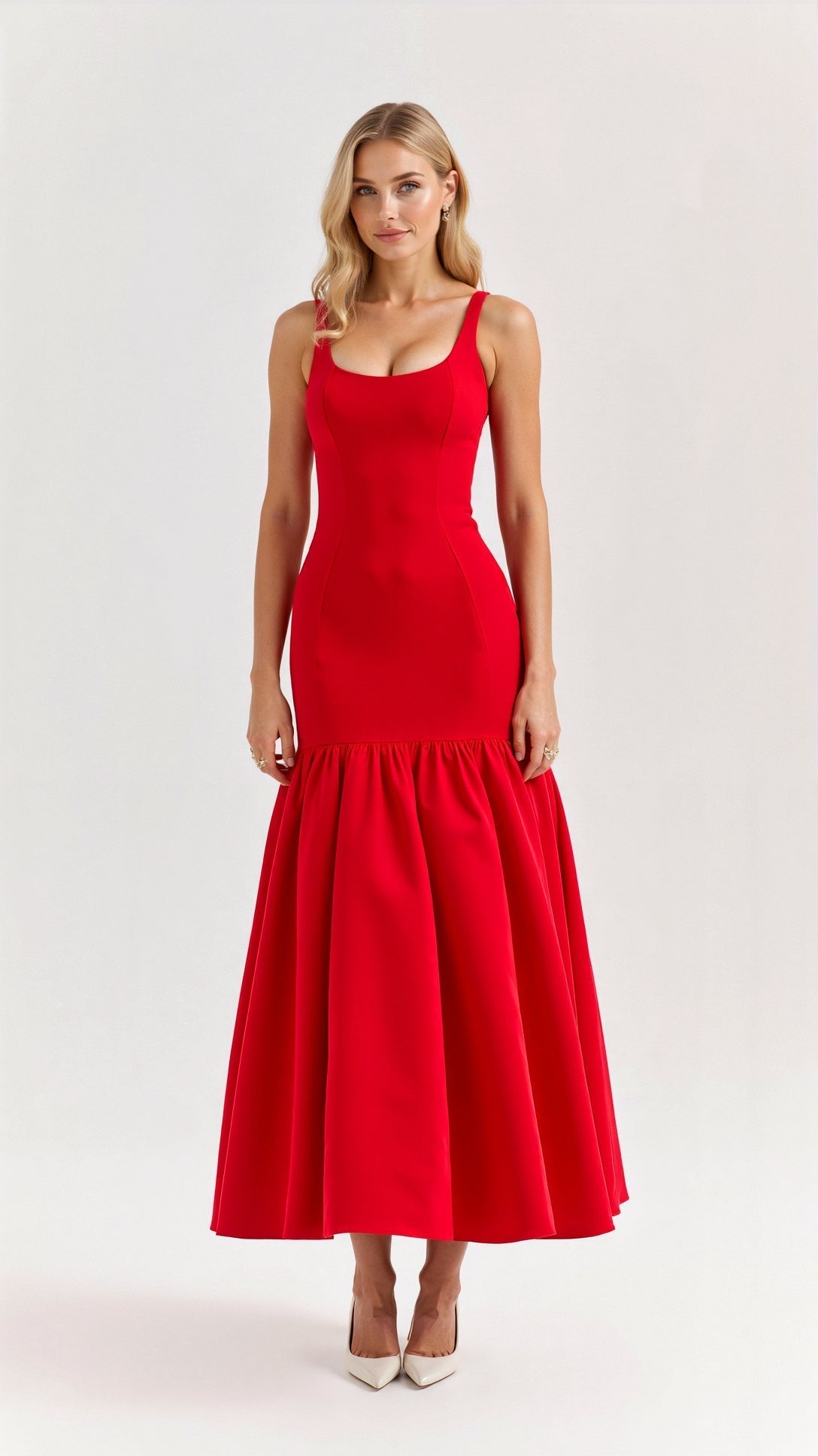 Evelisse – Abito midi svasato