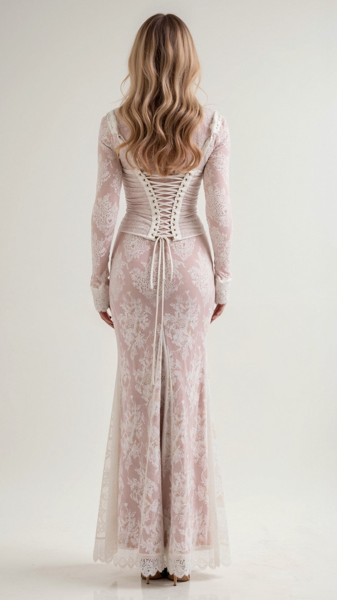 Abito Maxy "Nerissa" in pizzo