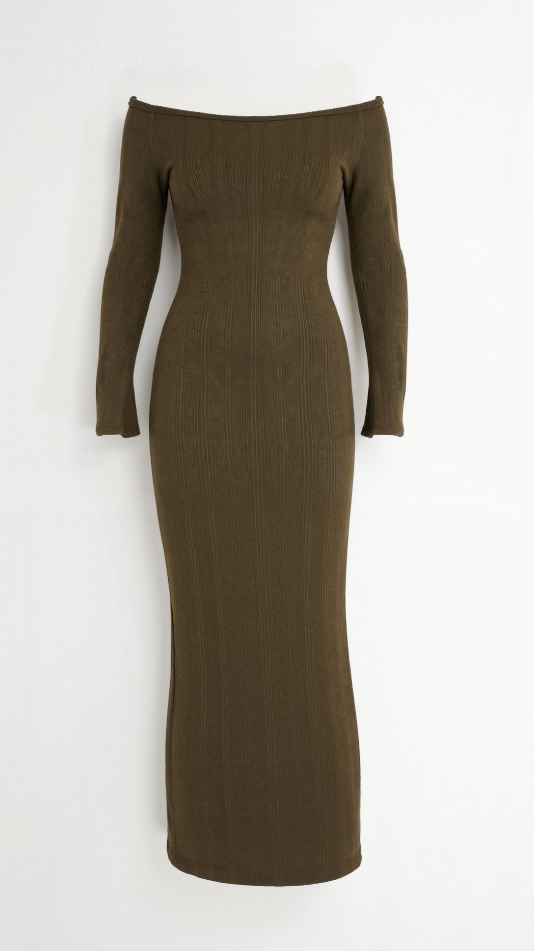 Quinlan Maxi-Abito Off-Shoulder