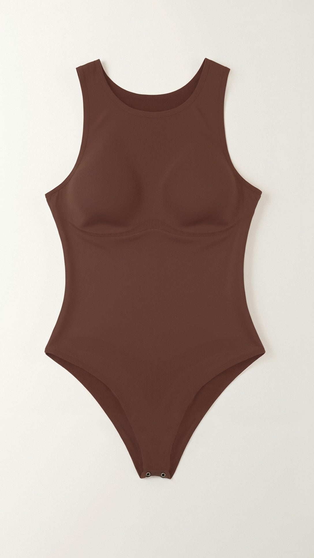 Tanga-Bodysuit con scollatura rotonda