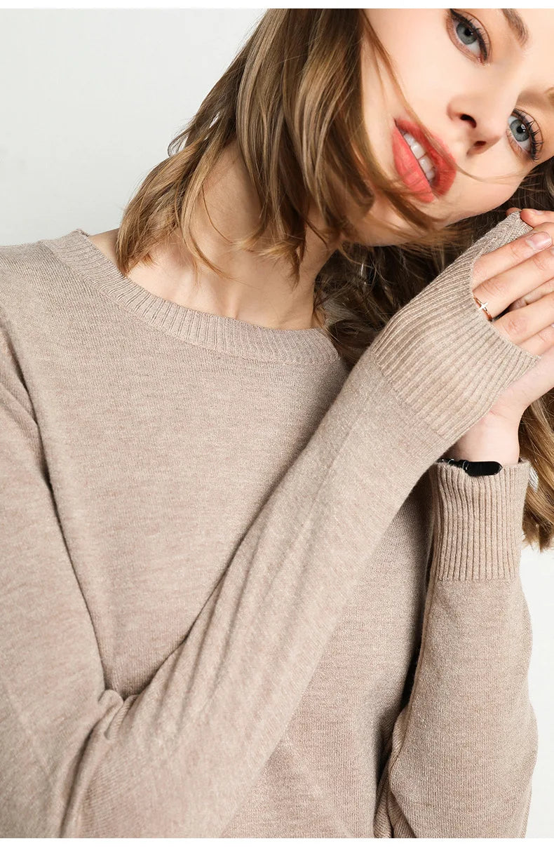Mila Milano™ | Pull comfort in lana essenziale