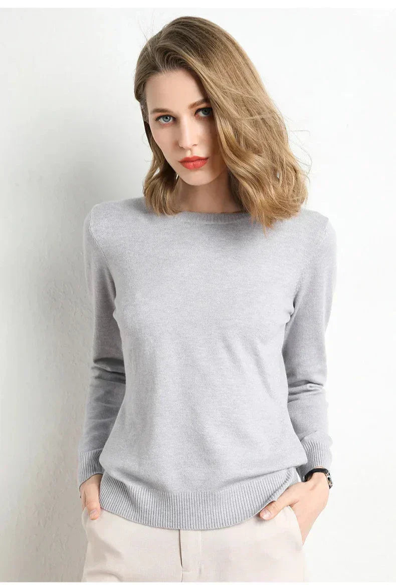 Mila Milano™ | Pull comfort in lana essenziale